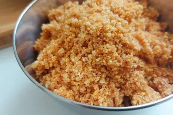 melange d'ingrédients pour briouats amandes