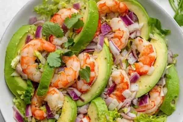 Salade de Crevettes et Avocat
