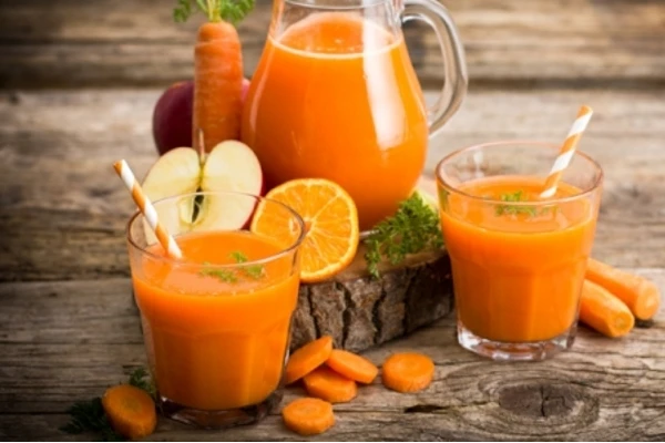 Jus Carotte, Orange et Gingembre