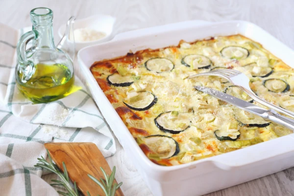 Gratin de courgettes simple